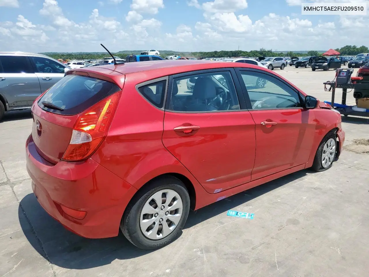 2015 Hyundai Accent Gs VIN: KMHCT5AE2FU209510 Lot: 64818865