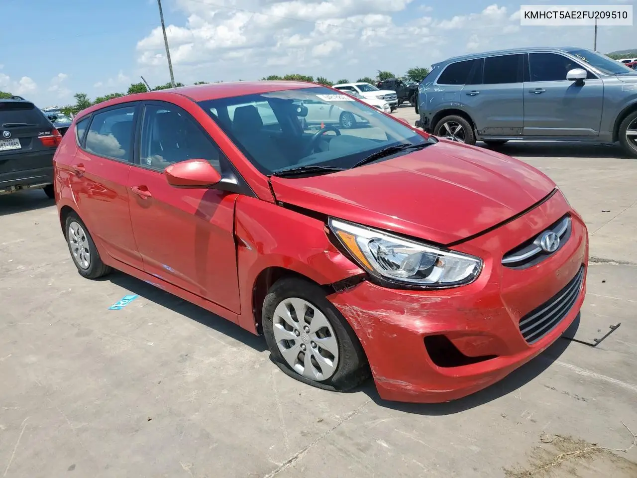 2015 Hyundai Accent Gs VIN: KMHCT5AE2FU209510 Lot: 64818865