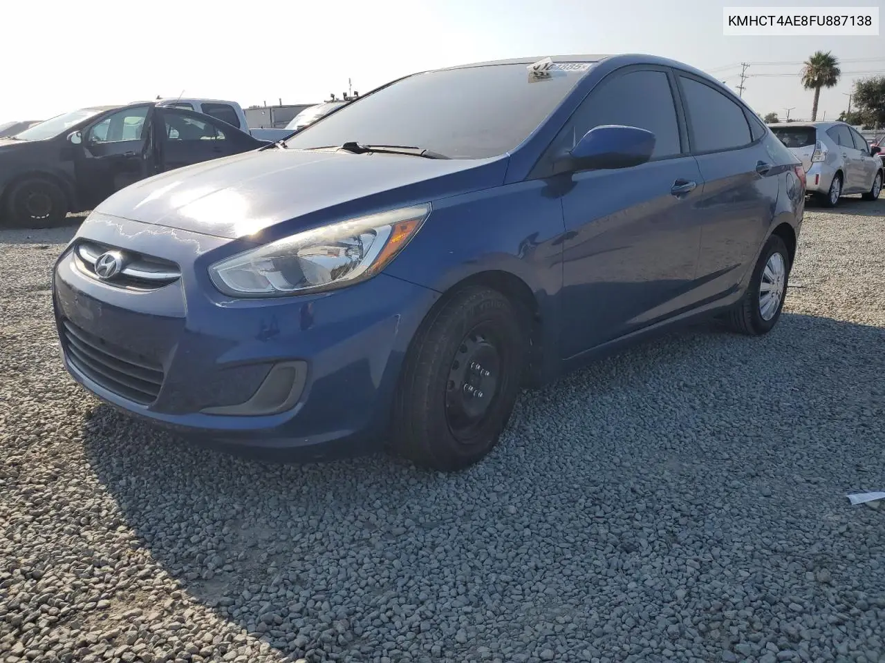 2015 Hyundai Accent Gls VIN: KMHCT4AE8FU887138 Lot: 65164885