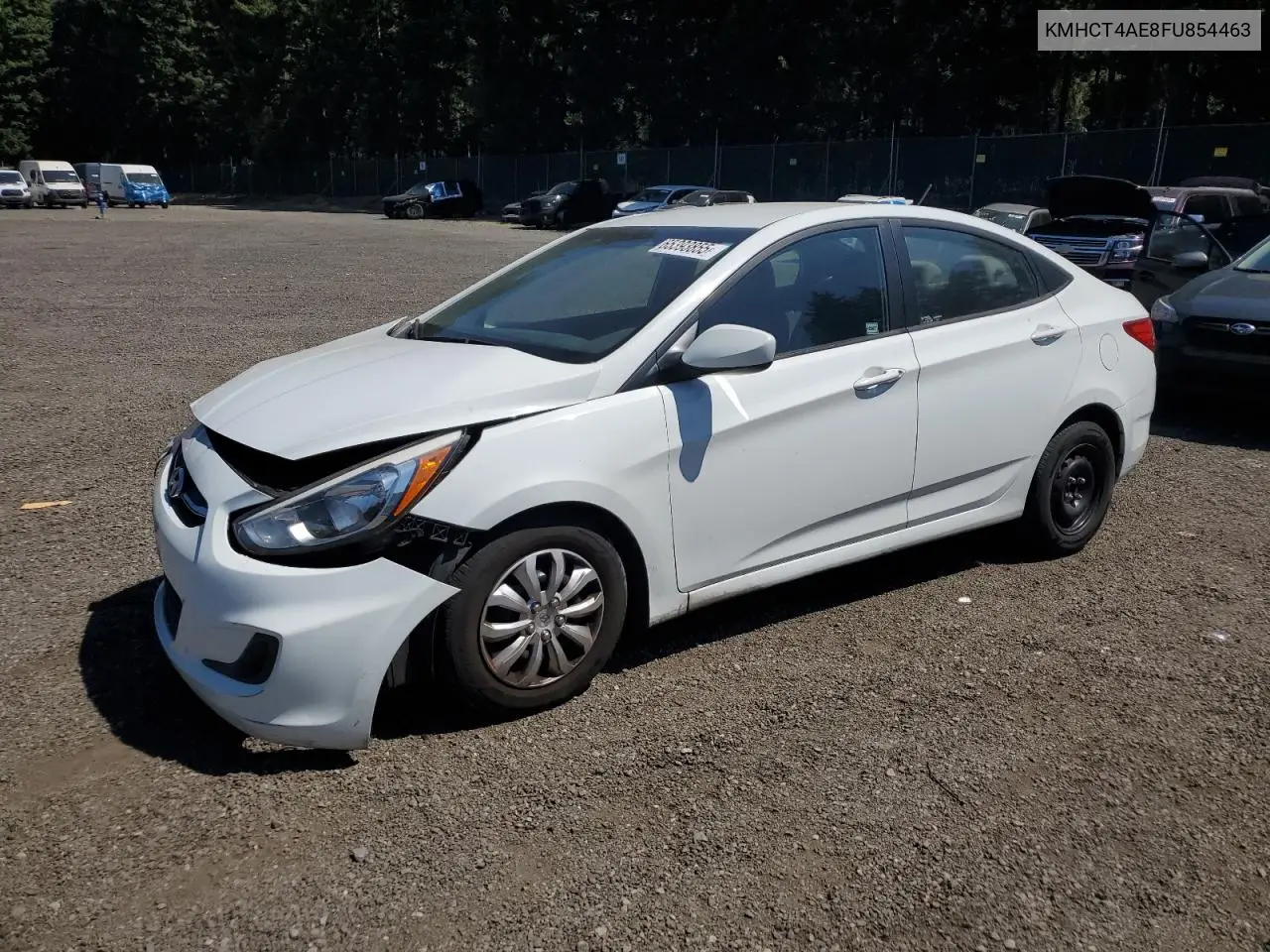 2015 Hyundai Accent Gls VIN: KMHCT4AE8FU854463 Lot: 65393855