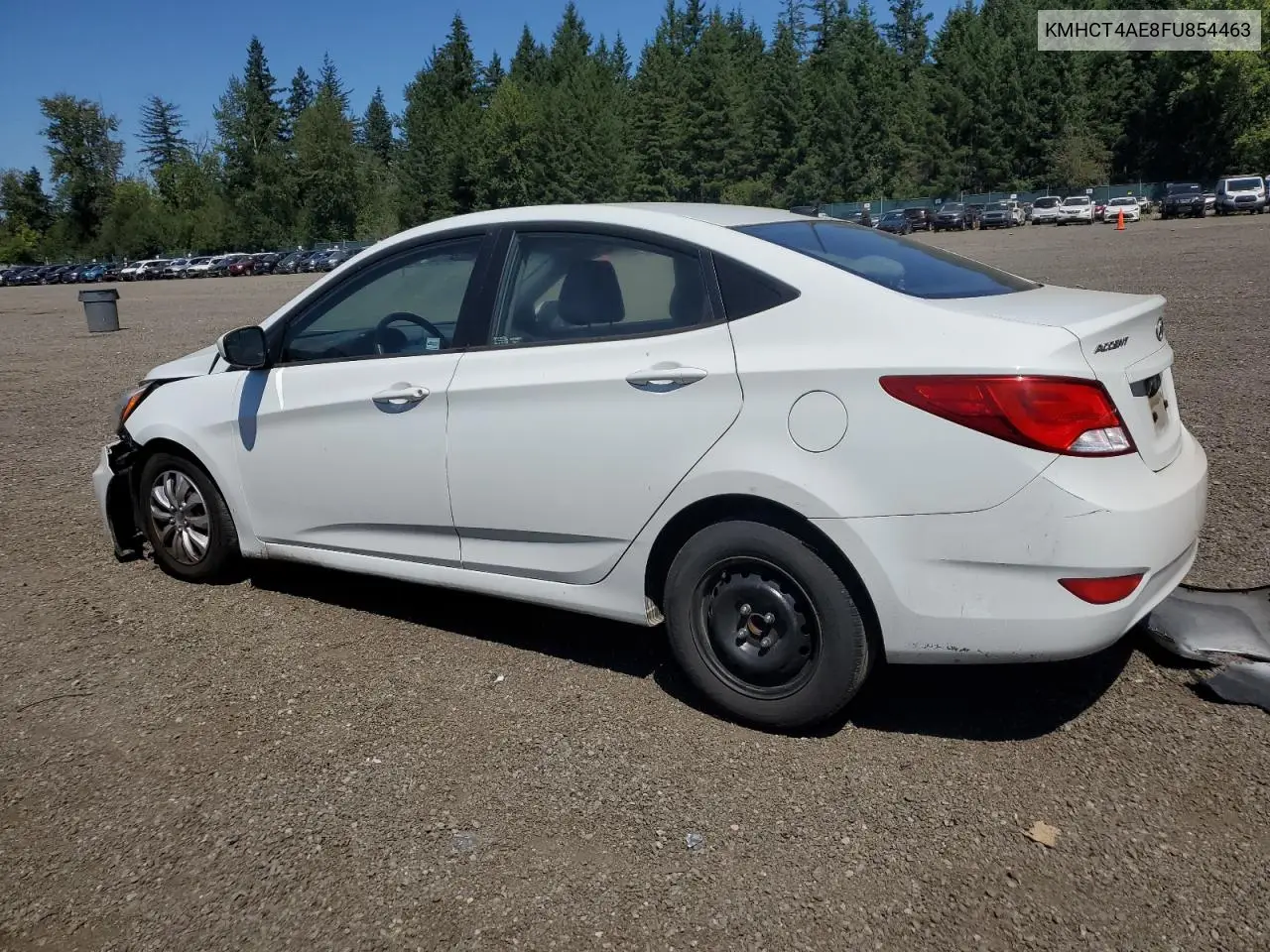 2015 Hyundai Accent Gls VIN: KMHCT4AE8FU854463 Lot: 65393855