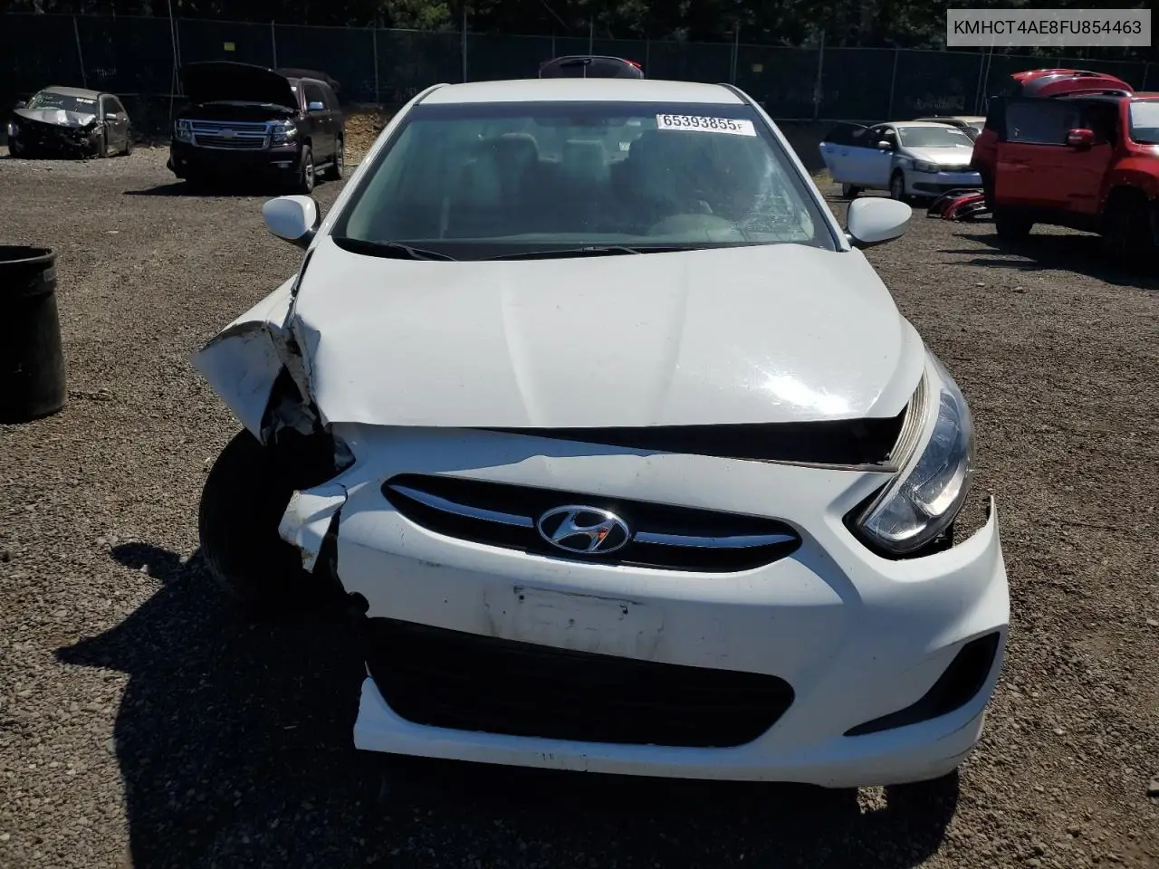 2015 Hyundai Accent Gls VIN: KMHCT4AE8FU854463 Lot: 65393855