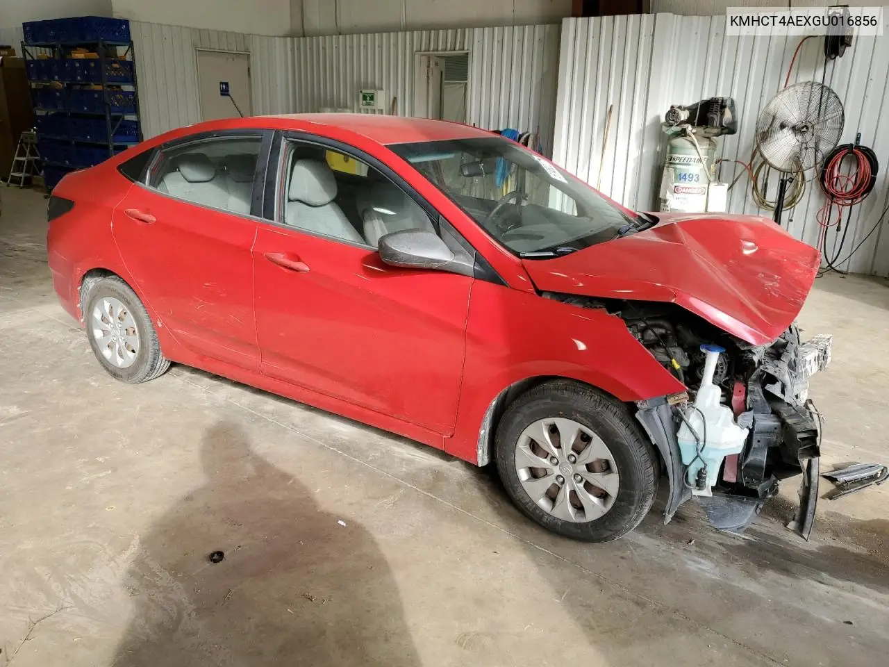 2016 Hyundai Accent Se VIN: KMHCT4AEXGU016856 Lot: 51482275