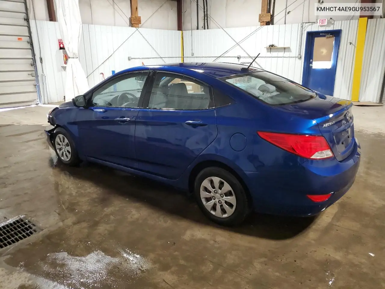 2016 Hyundai Accent Se VIN: KMHCT4AE9GU953567 Lot: 54542975