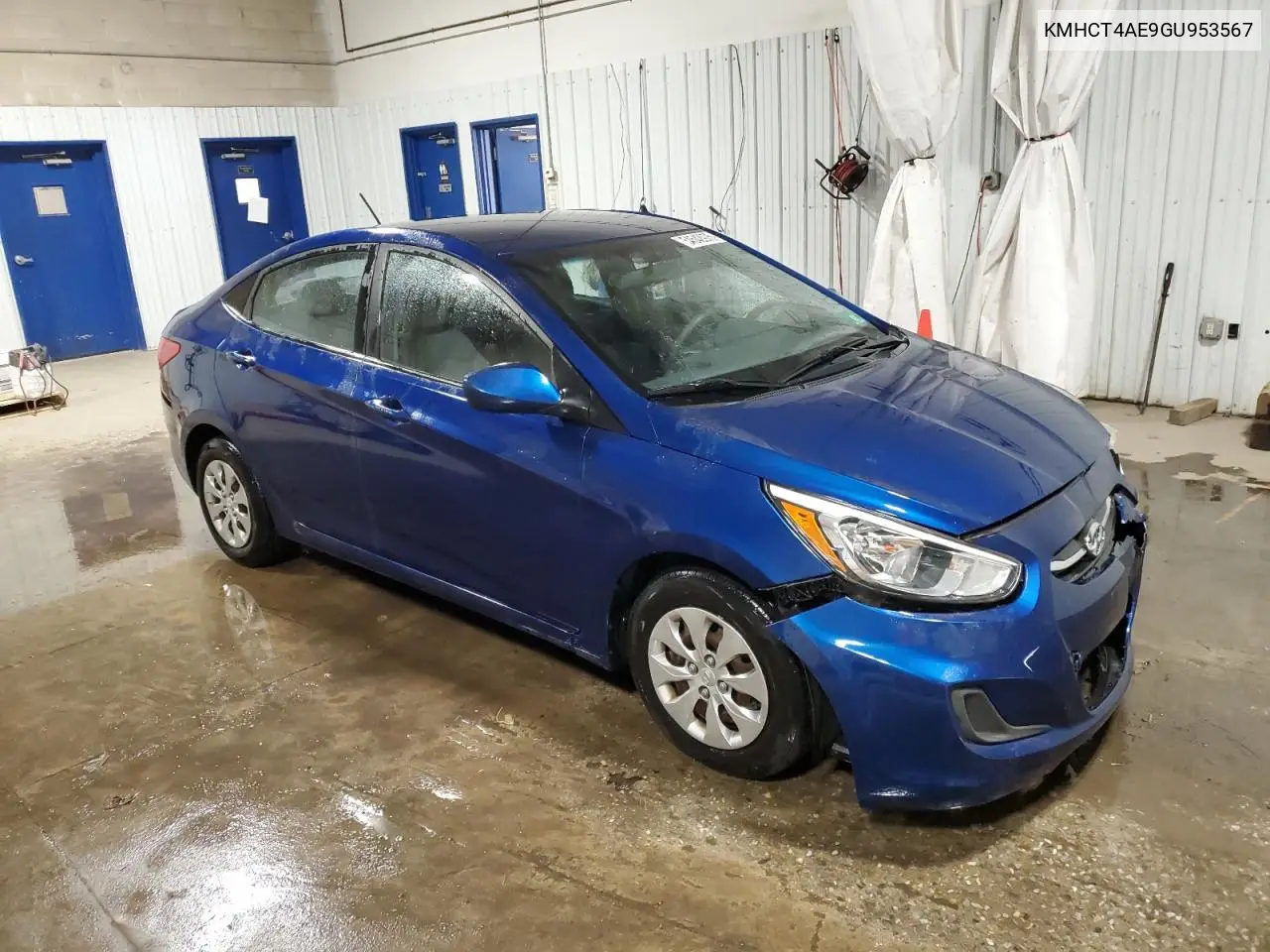 2016 Hyundai Accent Se VIN: KMHCT4AE9GU953567 Lot: 54542975