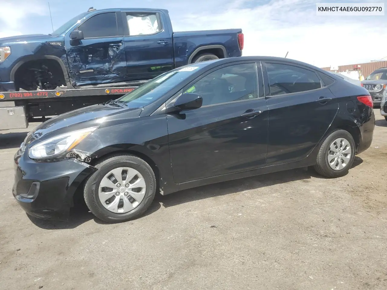2016 Hyundai Accent Se VIN: KMHCT4AE6GU092770 Lot: 55181195