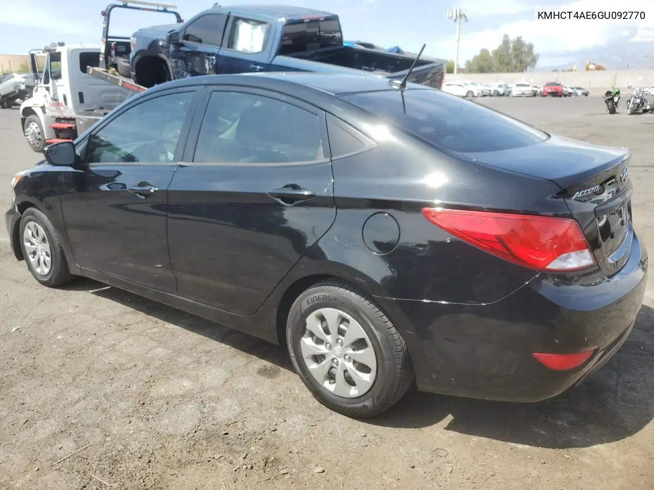 2016 Hyundai Accent Se VIN: KMHCT4AE6GU092770 Lot: 55181195