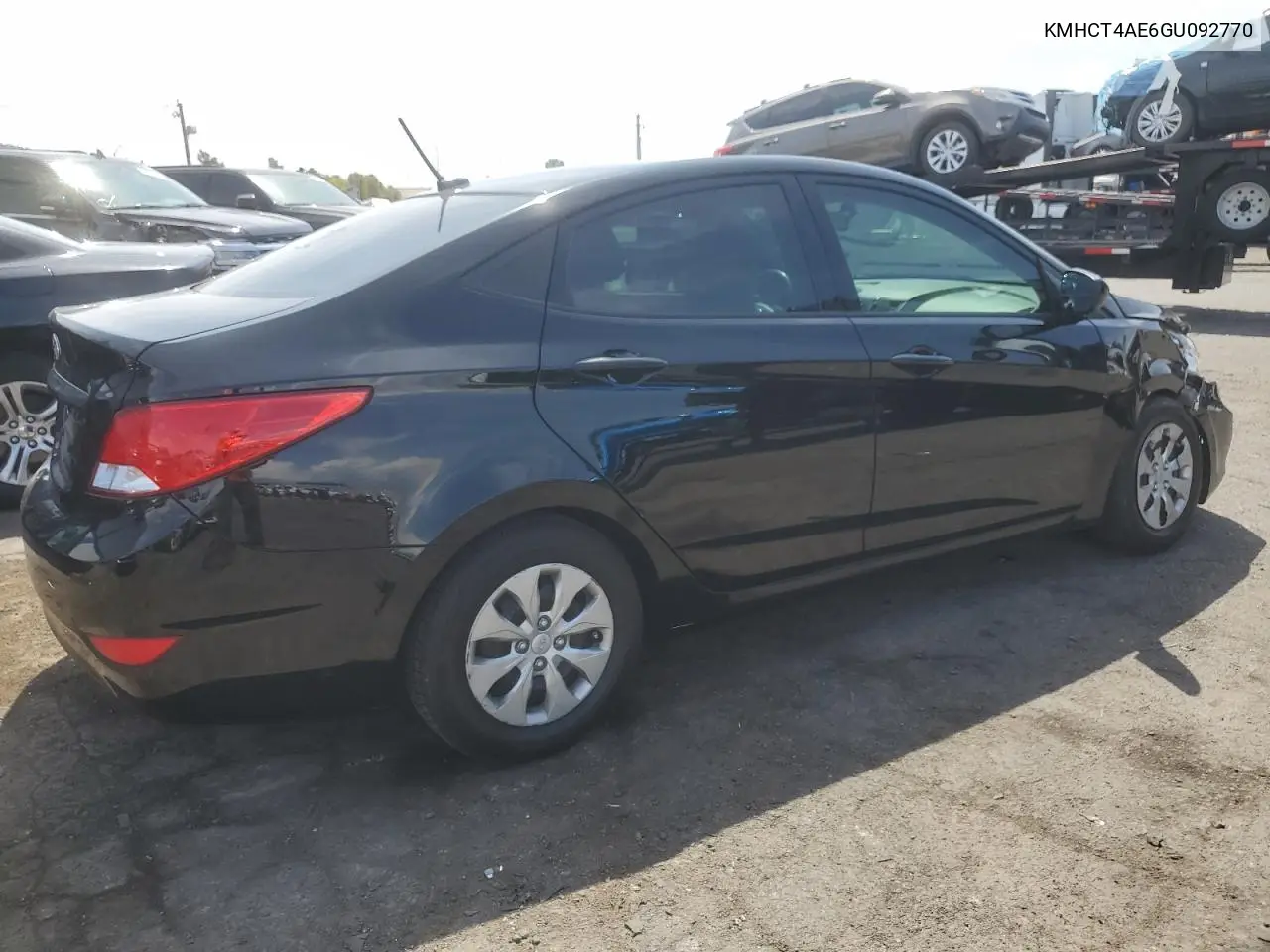 2016 Hyundai Accent Se VIN: KMHCT4AE6GU092770 Lot: 55181195
