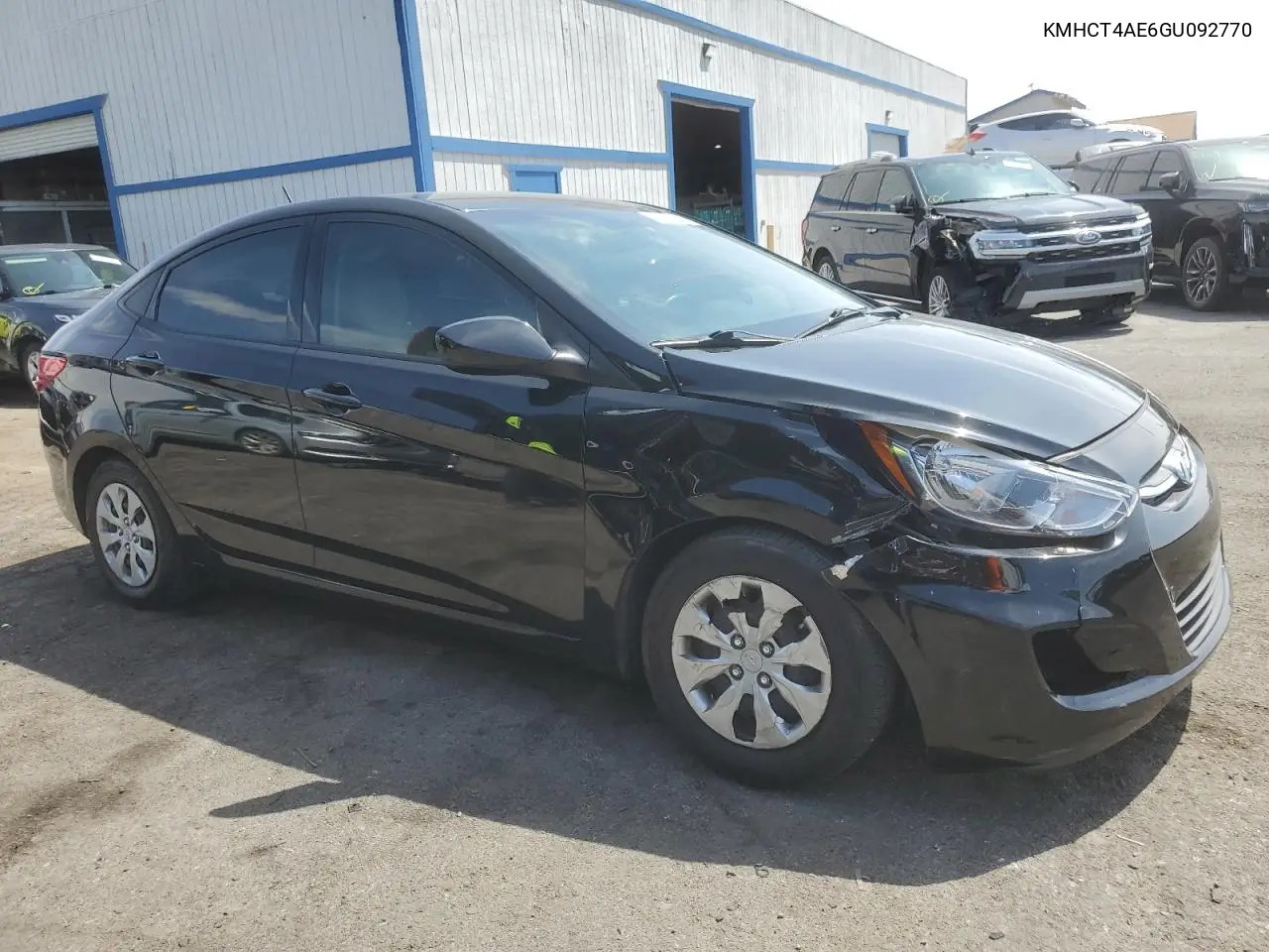 2016 Hyundai Accent Se VIN: KMHCT4AE6GU092770 Lot: 55181195