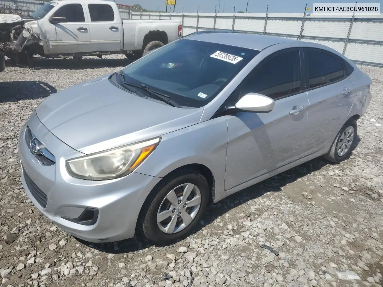 2016 Hyundai Accent Se VIN: KMHCT4AE8GU961028 Lot: 55730635