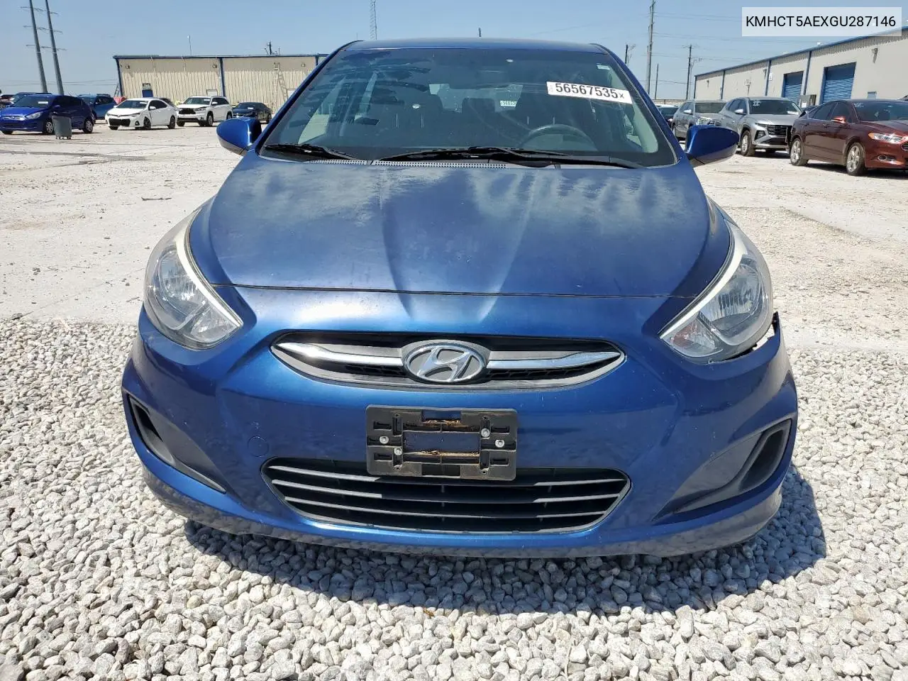 2016 Hyundai Accent Se VIN: KMHCT5AEXGU287146 Lot: 56567535