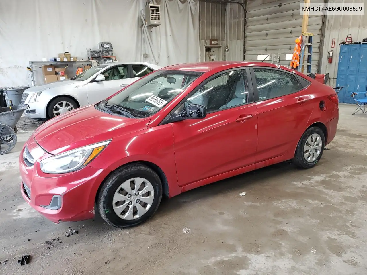 2016 Hyundai Accent Se VIN: KMHCT4AE6GU003599 Lot: 56666705