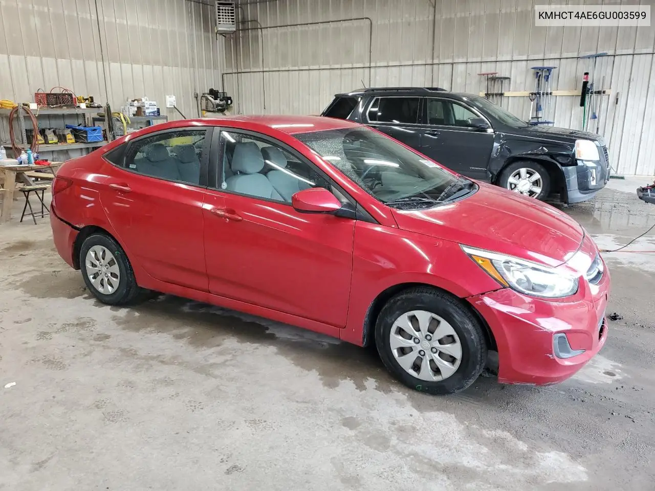 2016 Hyundai Accent Se VIN: KMHCT4AE6GU003599 Lot: 56666705
