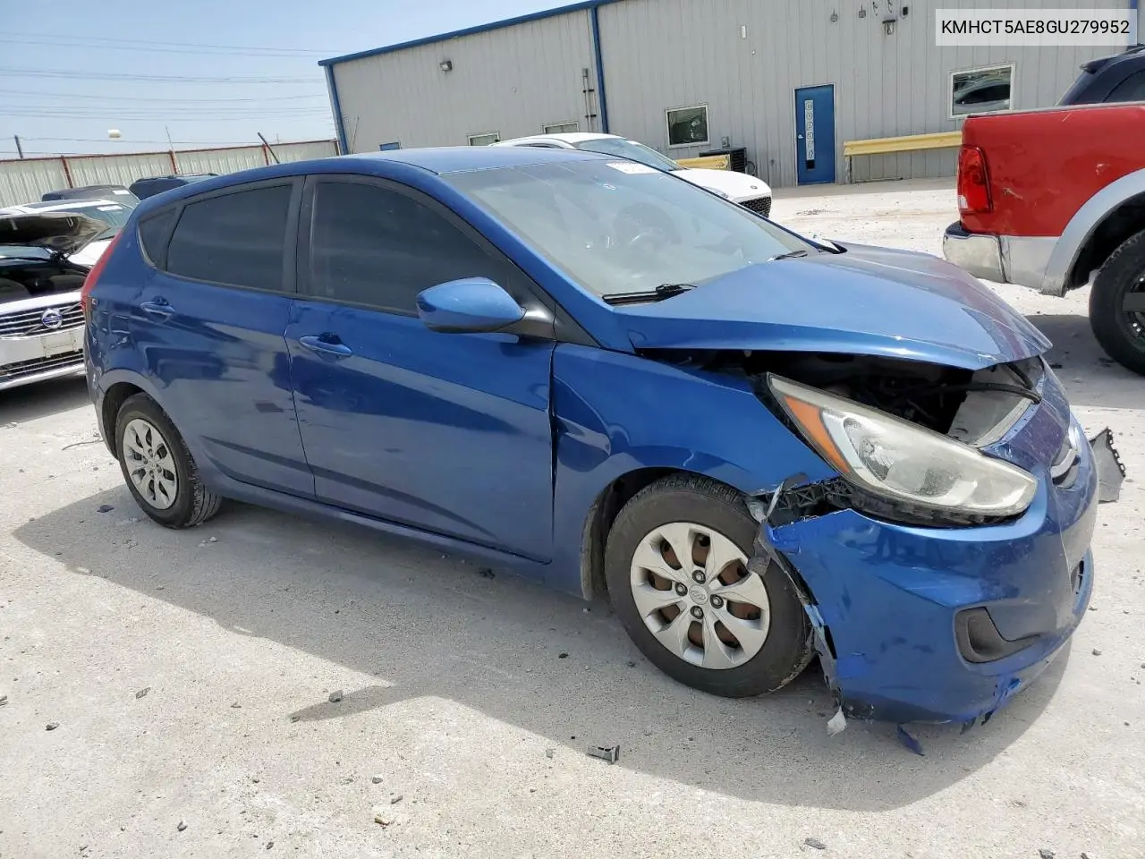 2016 Hyundai Accent Se VIN: KMHCT5AE8GU279952 Lot: 57073575
