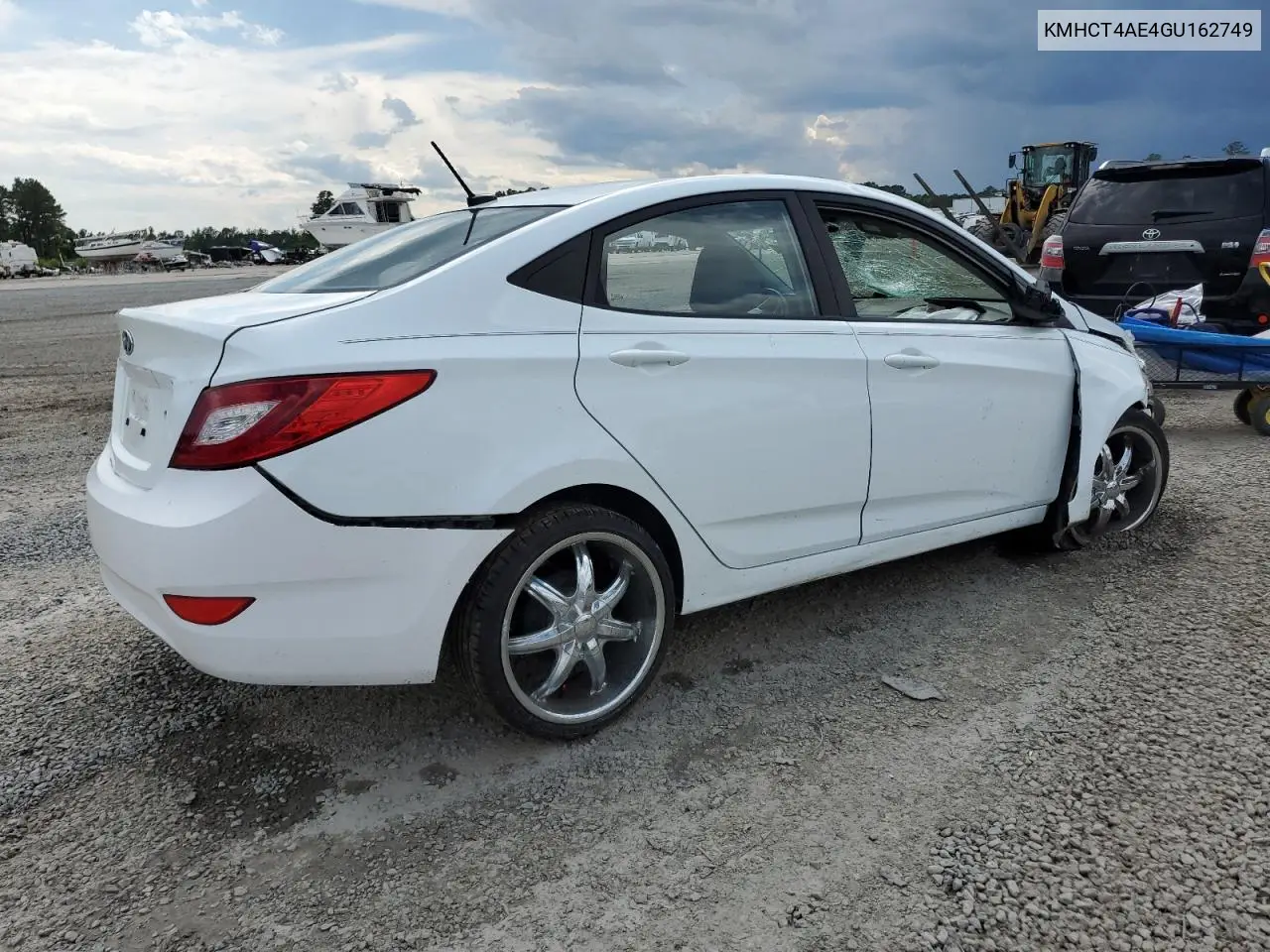2016 Hyundai Accent Se VIN: KMHCT4AE4GU162749 Lot: 57139235