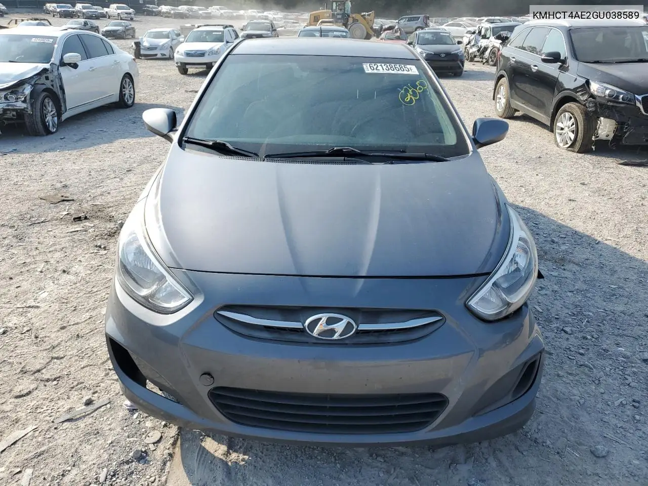 2016 Hyundai Accent Se VIN: KMHCT4AE2GU038589 Lot: 62138685