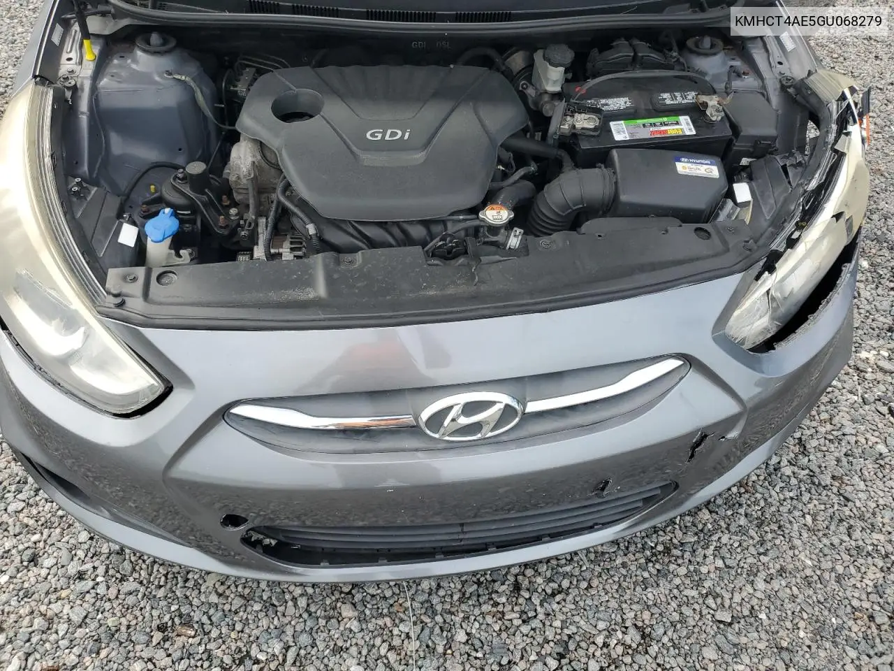 2016 Hyundai Accent Se VIN: KMHCT4AE5GU068279 Lot: 62215275