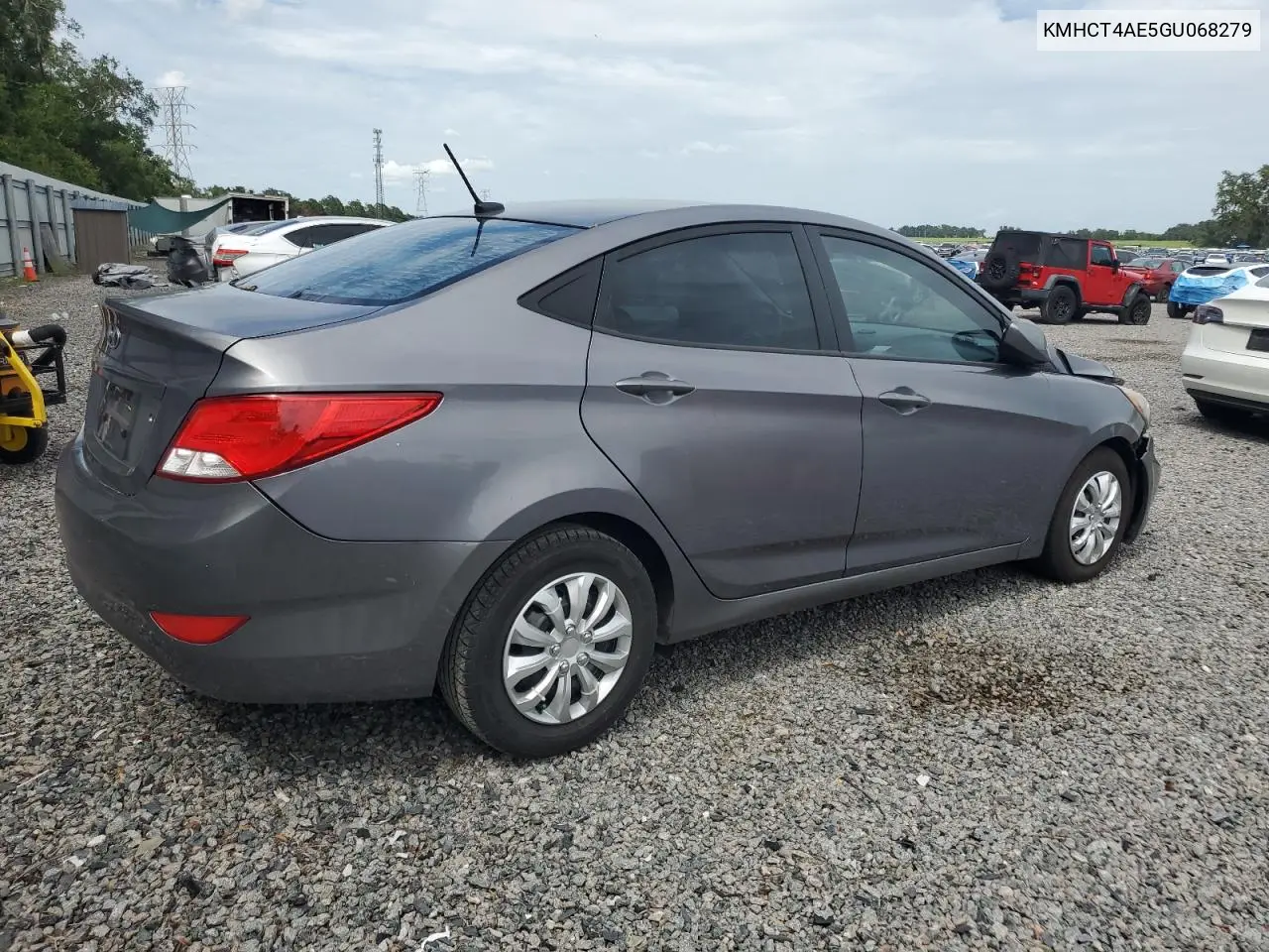 2016 Hyundai Accent Se VIN: KMHCT4AE5GU068279 Lot: 62215275