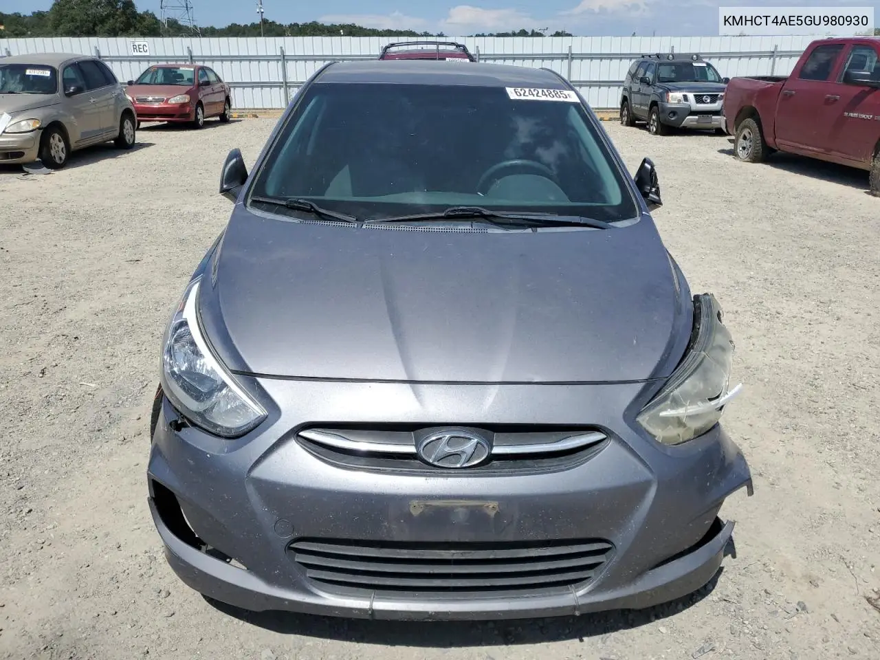 2016 Hyundai Accent Se VIN: KMHCT4AE5GU980930 Lot: 62424885