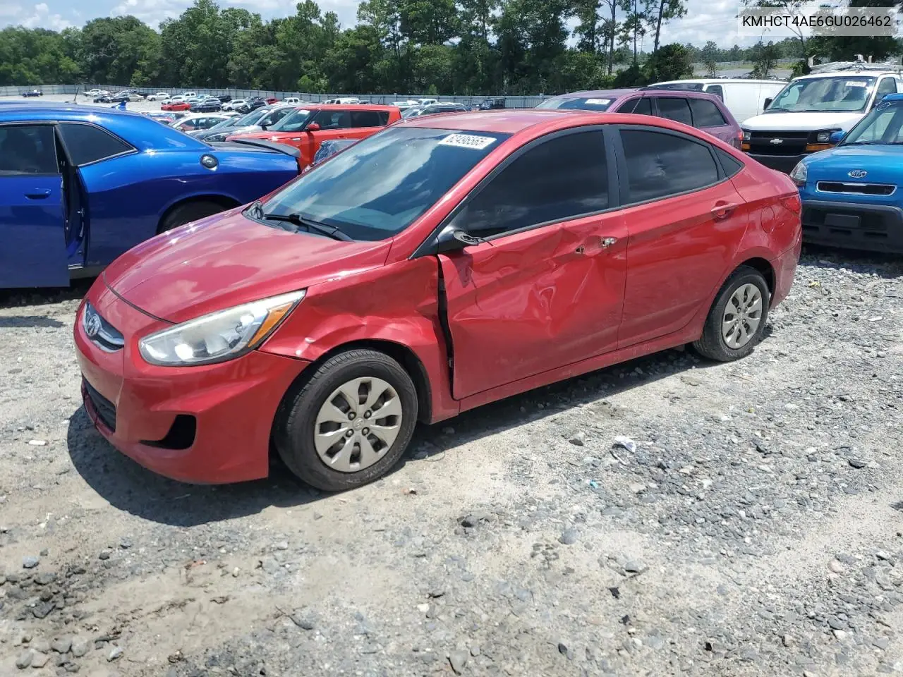 2016 Hyundai Accent Se VIN: KMHCT4AE6GU026462 Lot: 62496565