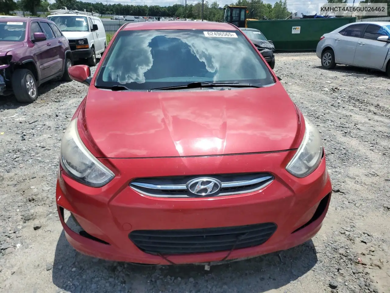 2016 Hyundai Accent Se VIN: KMHCT4AE6GU026462 Lot: 62496565