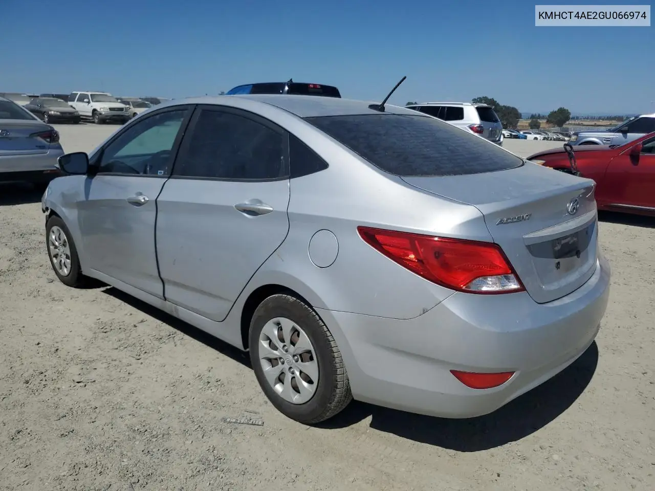 2016 Hyundai Accent Se VIN: KMHCT4AE2GU066974 Lot: 62755485