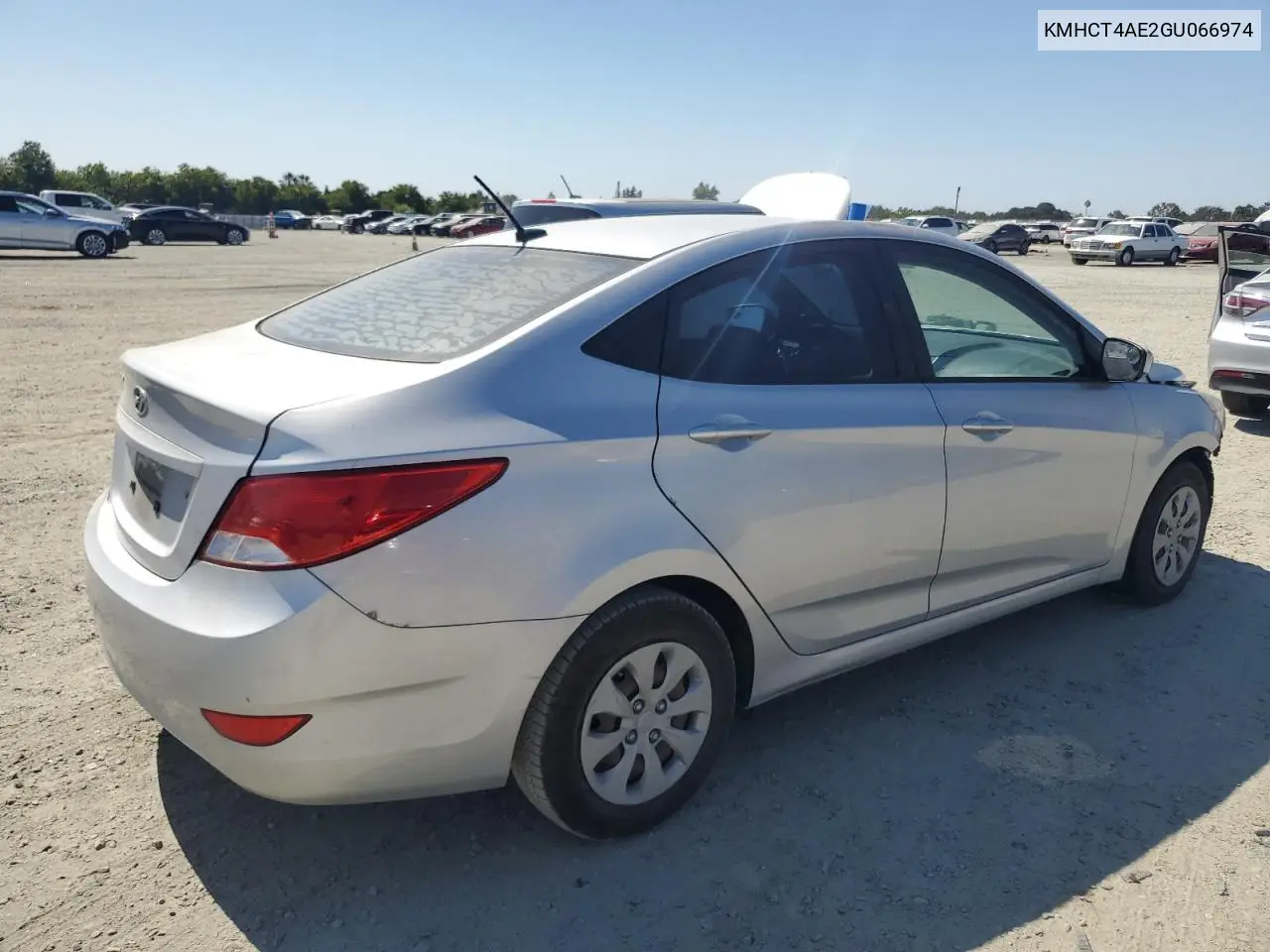 2016 Hyundai Accent Se VIN: KMHCT4AE2GU066974 Lot: 62755485