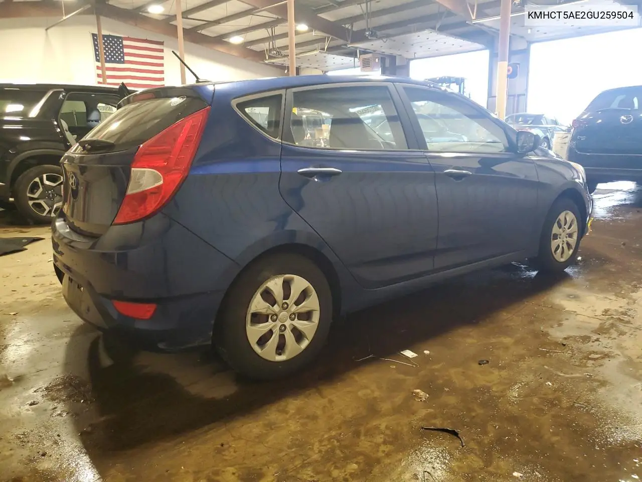 2016 Hyundai Accent Se VIN: KMHCT5AE2GU259504 Lot: 62759585