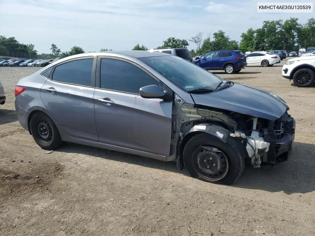 kmhct4ae3gu120539 KMHCT4AE3GU120539 2016 Hyundai Accent Se
