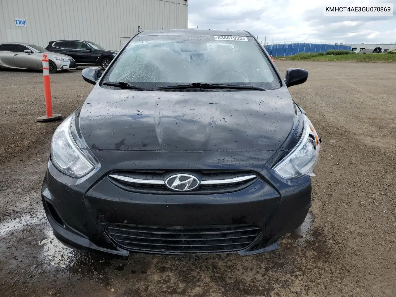 2016 Hyundai Accent Se VIN: KMHCT4AE3GU070869 Lot: 63867935