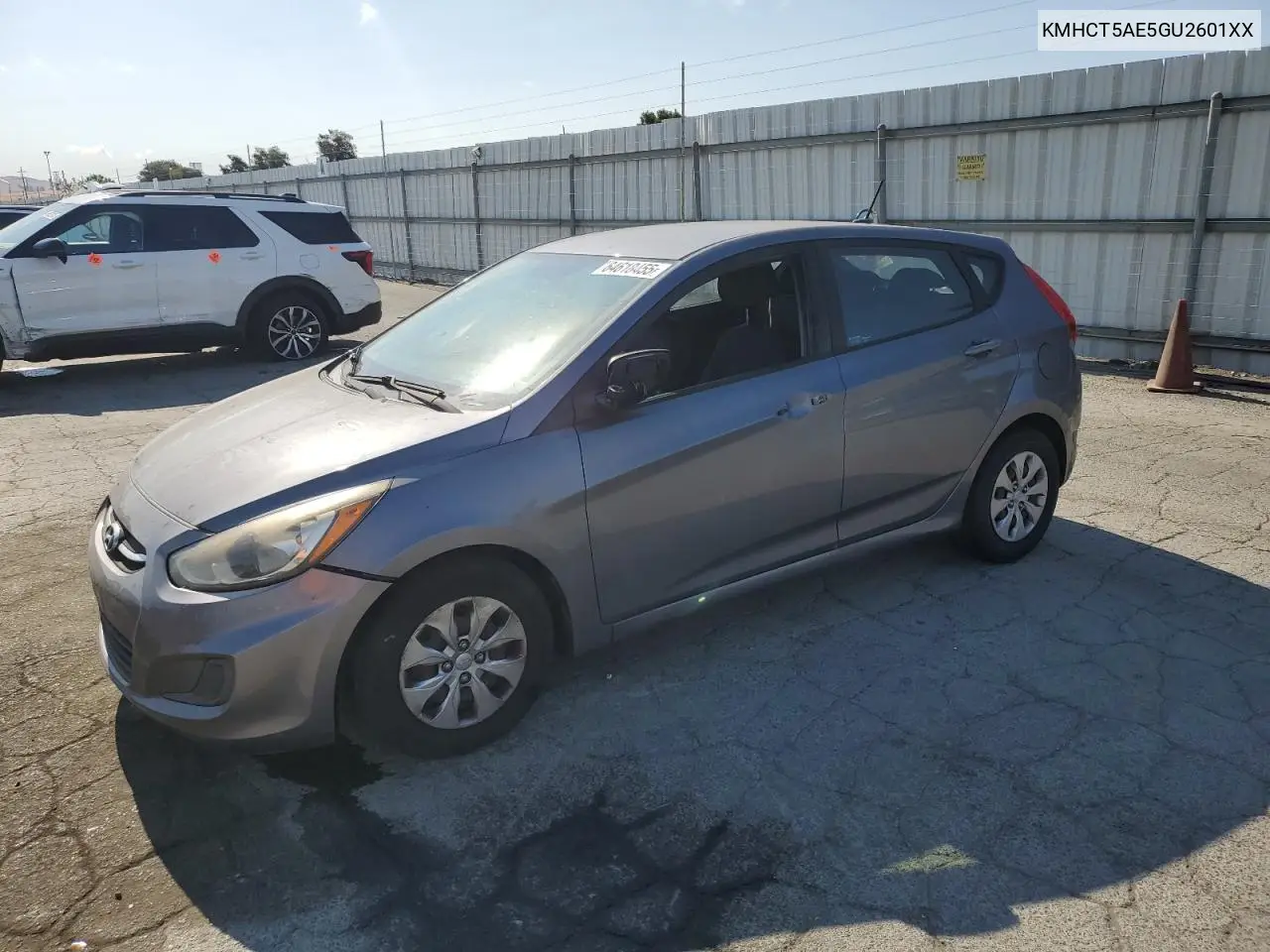2016 Hyundai Accent Se VIN: KMHCT5AE5GU2601XX Lot: 64618455