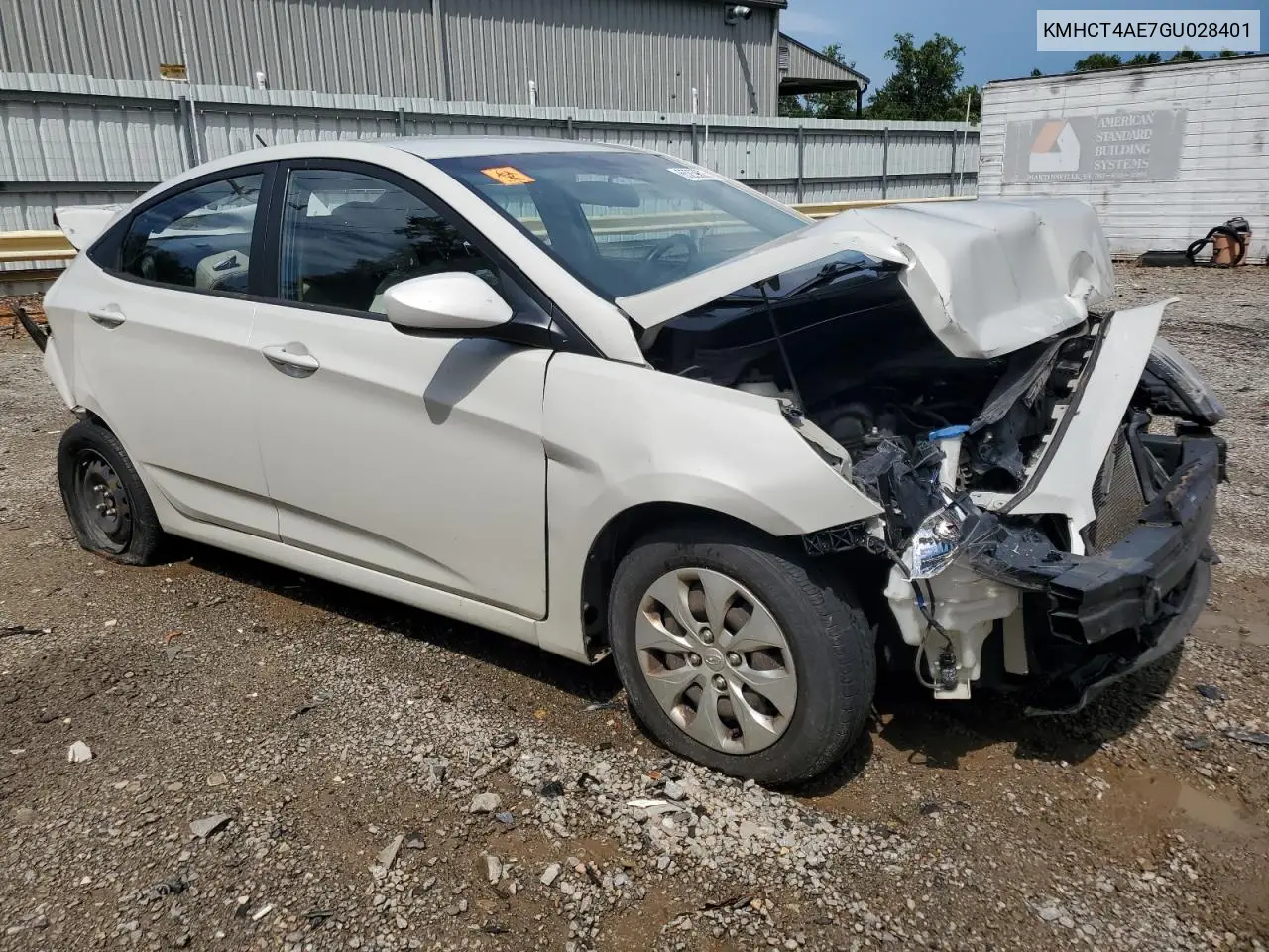 2016 Hyundai Accent Se VIN: KMHCT4AE7GU028401 Lot: 65259805