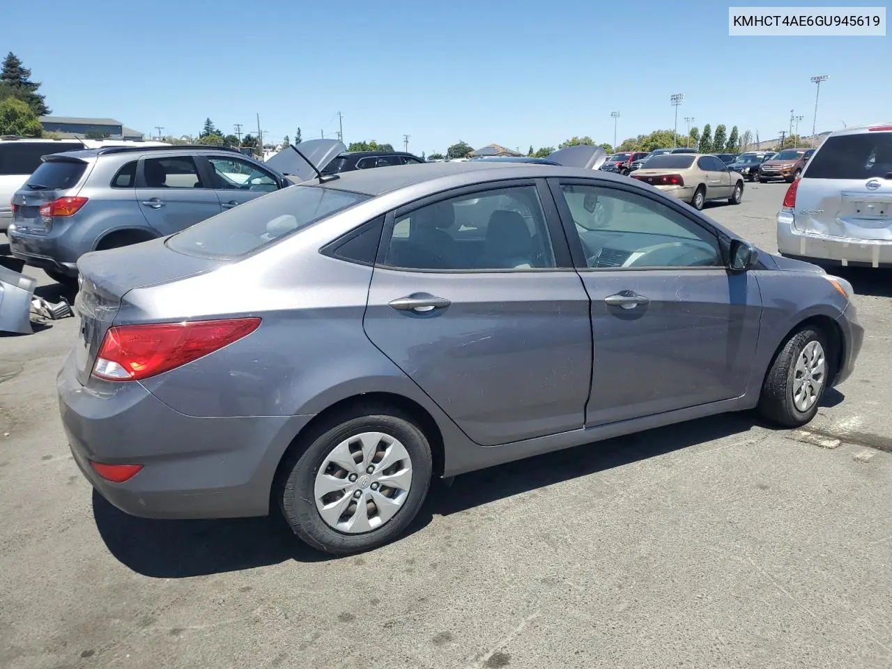 2016 Hyundai Accent Se VIN: KMHCT4AE6GU945619 Lot: 65400445