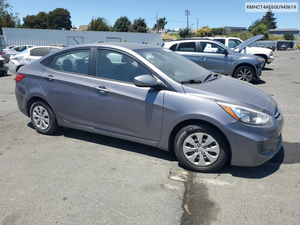 2016 Hyundai Accent Se VIN: KMHCT4AE6GU945619 Lot: 65400445