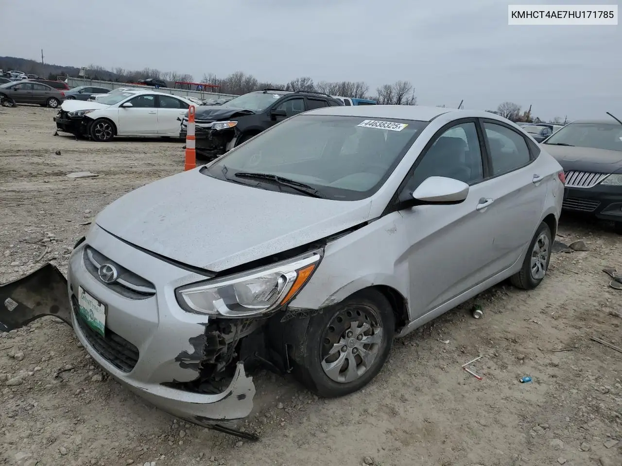 2017 Hyundai Accent Se VIN: KMHCT4AE7HU171785 Lot: 44638325