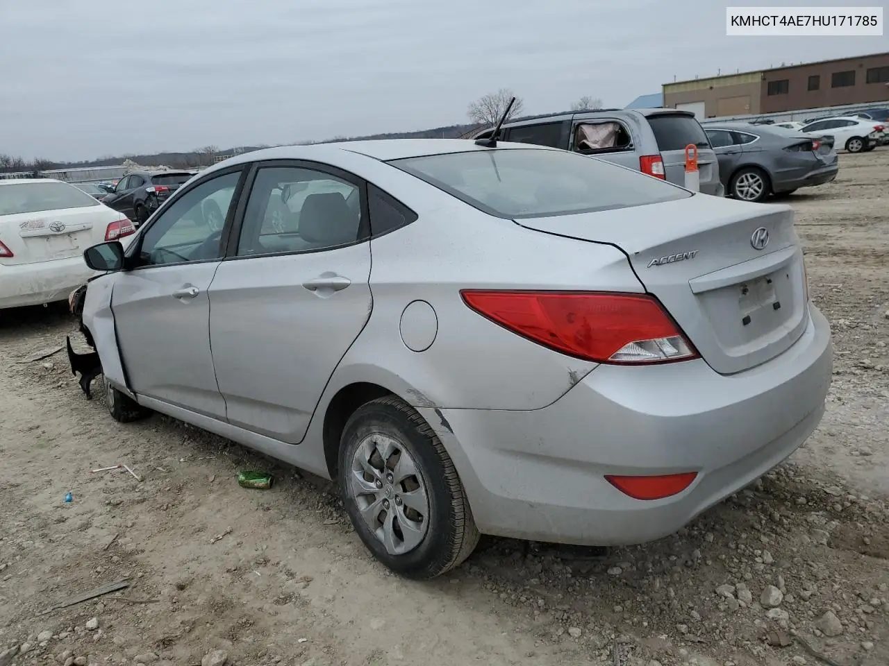 2017 Hyundai Accent Se VIN: KMHCT4AE7HU171785 Lot: 44638325
