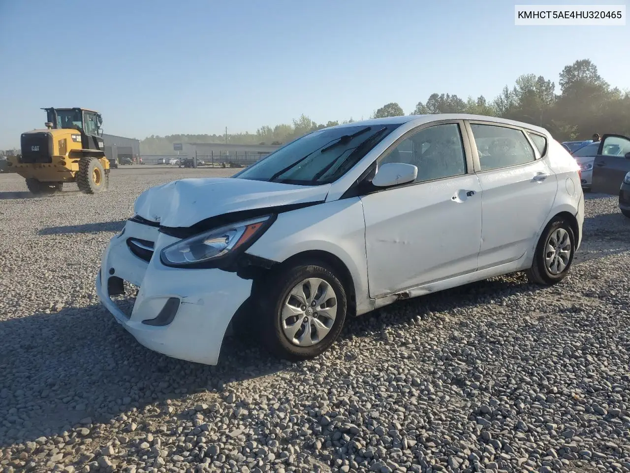 2017 Hyundai Accent Se VIN: KMHCT5AE4HU320465 Lot: 53553735