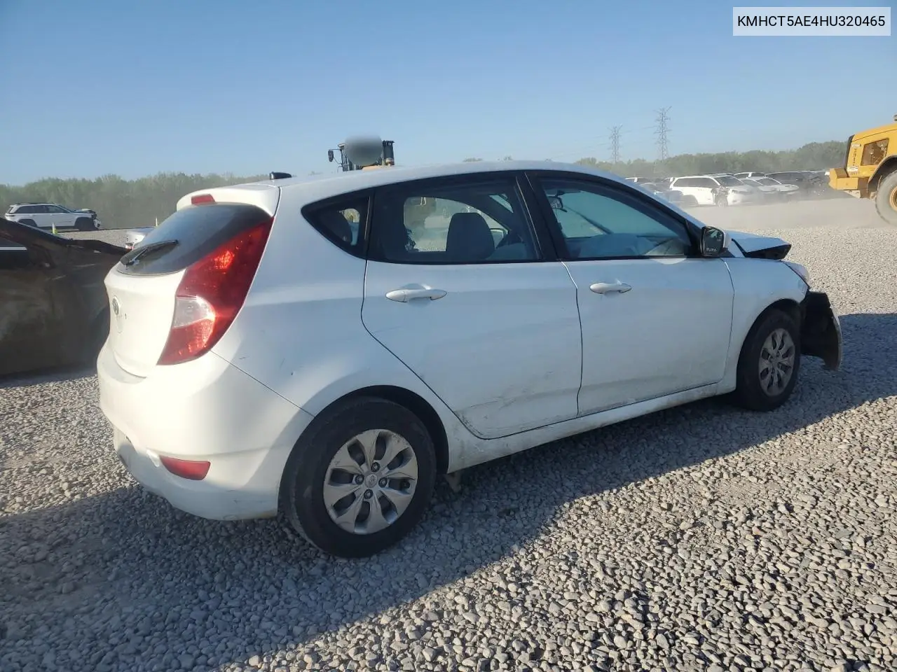 2017 Hyundai Accent Se VIN: KMHCT5AE4HU320465 Lot: 53553735