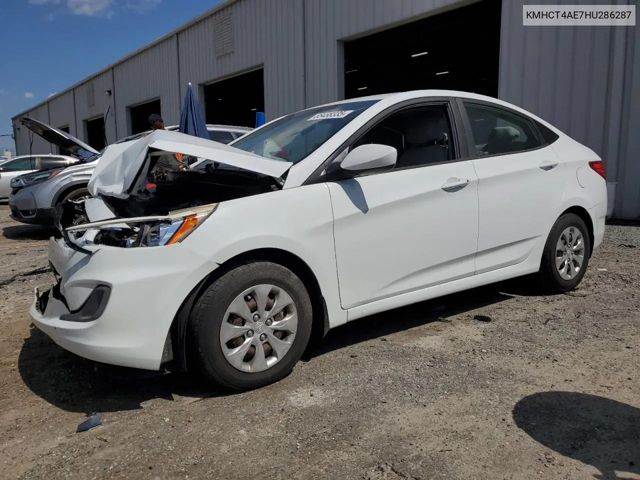 2017 Hyundai Accent Se VIN: KMHCT4AE7HU286287 Lot: 55488335