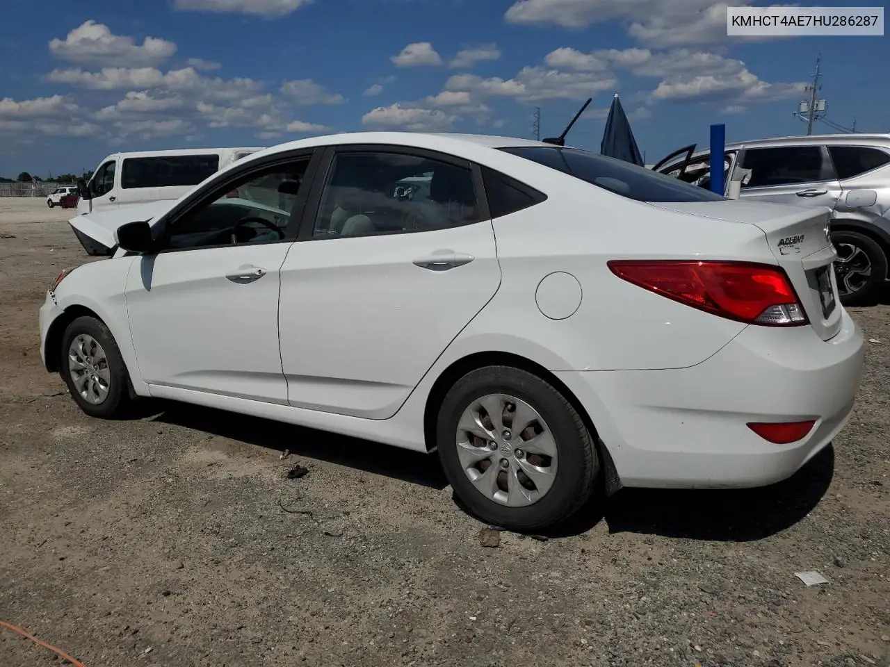 2017 Hyundai Accent Se VIN: KMHCT4AE7HU286287 Lot: 55488335