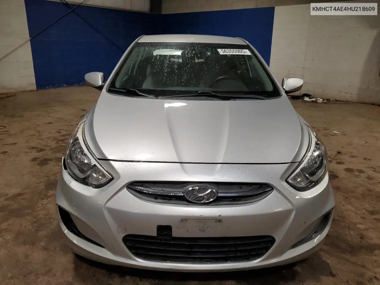 2017 Hyundai Accent Se VIN: KMHCT4AE4HU218609 Lot: 56355905