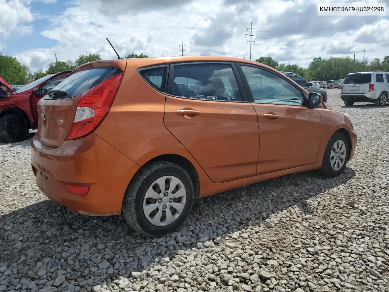 2017 Hyundai Accent Se VIN: KMHCT5AE9HU324298 Lot: 56727145