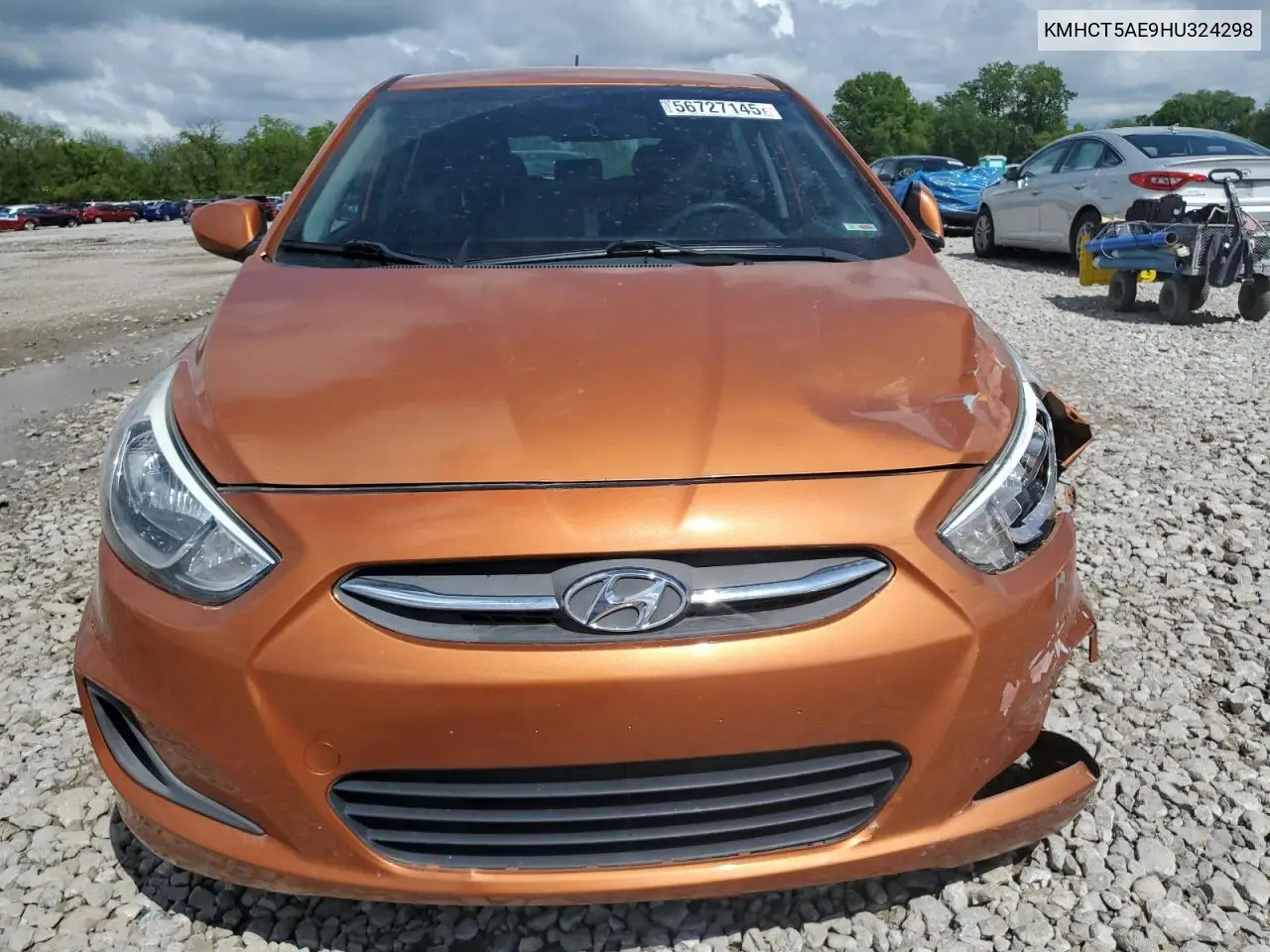 2017 Hyundai Accent Se VIN: KMHCT5AE9HU324298 Lot: 56727145