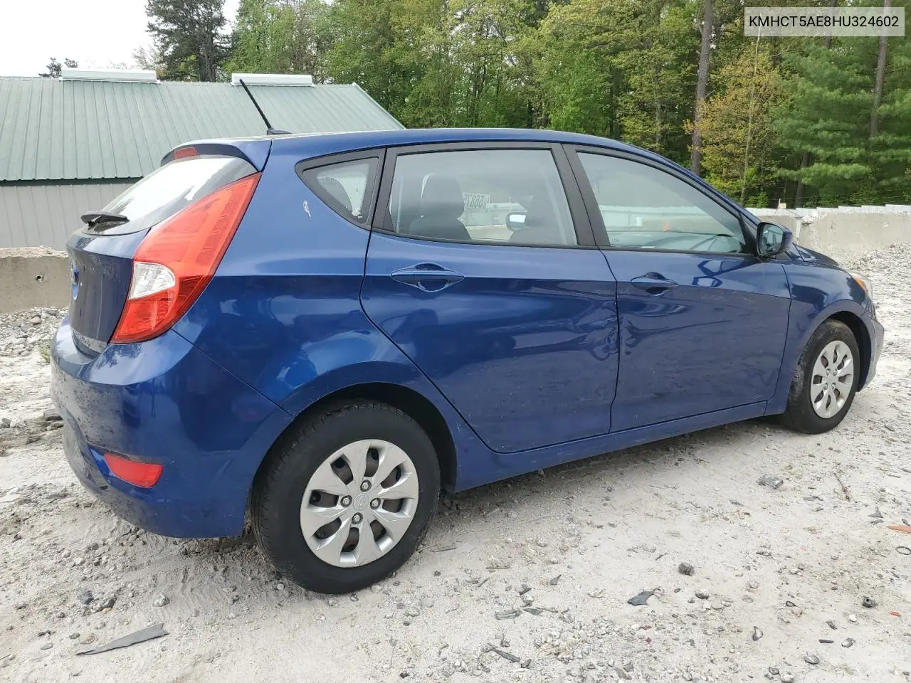 2017 Hyundai Accent Se VIN: KMHCT5AE8HU324602 Lot: 56875435