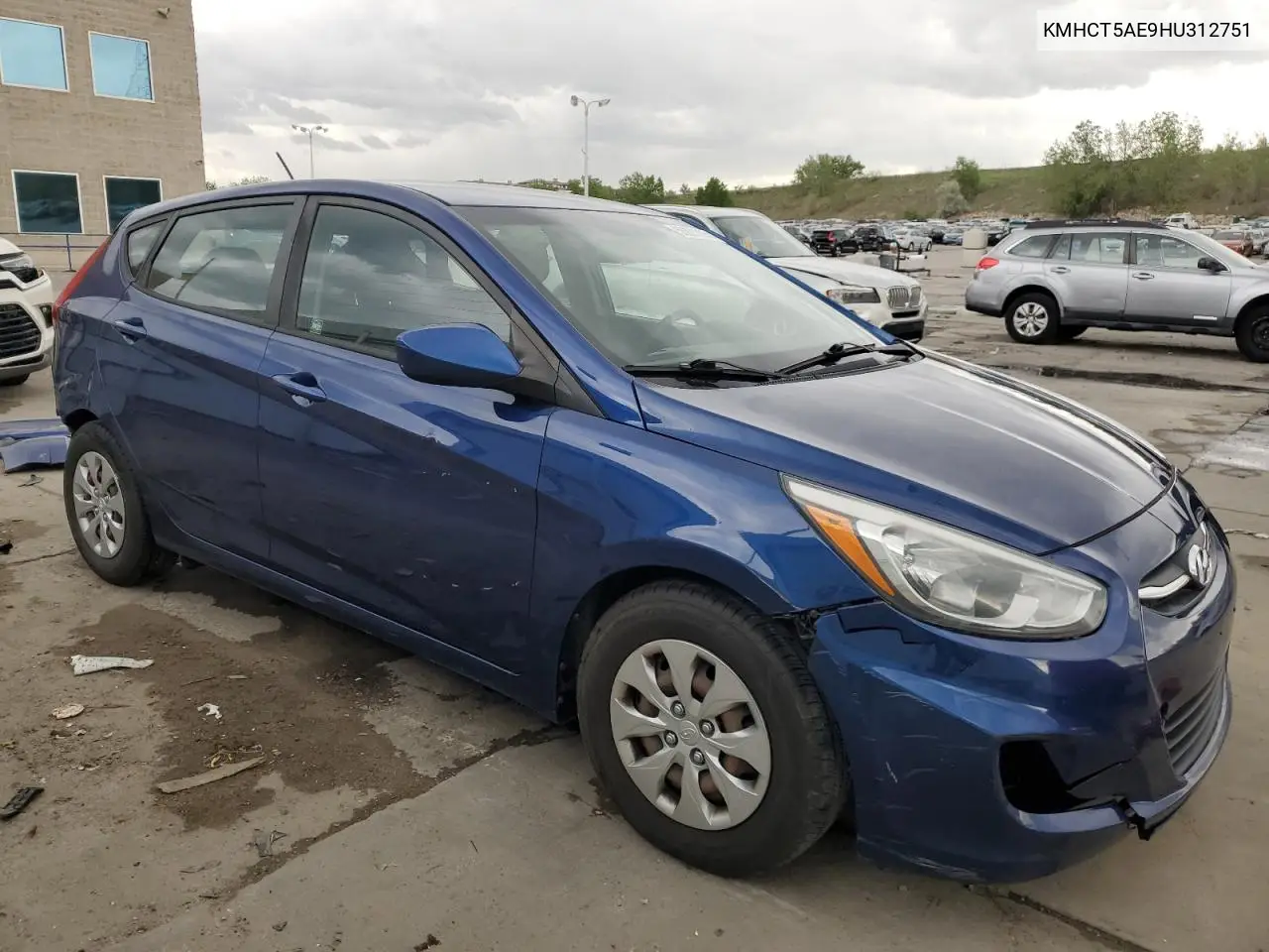 2017 Hyundai Accent Se VIN: KMHCT5AE9HU312751 Lot: 56881895