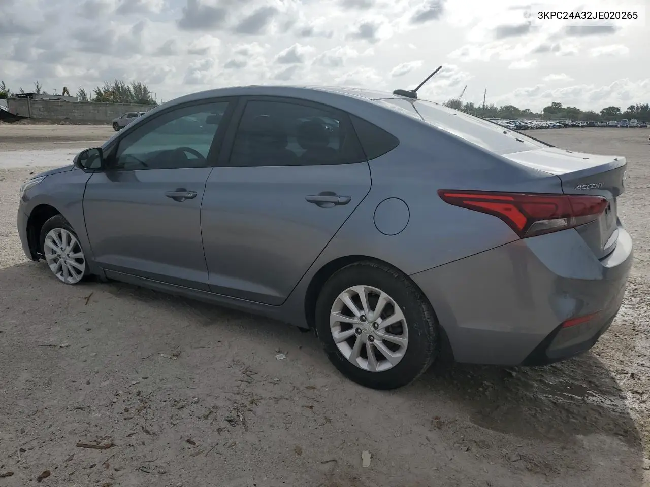 2018 Hyundai Accent Se VIN: 3KPC24A32JE020265 Lot: 62937785