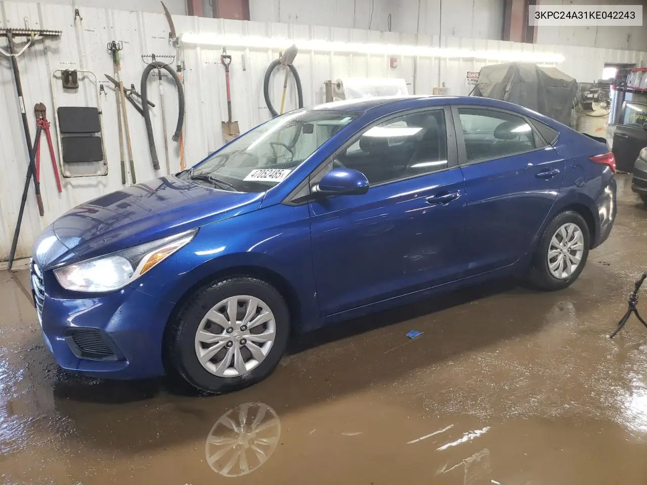 2019 Hyundai Accent Se VIN: 3KPC24A31KE042243 Lot: 47052485