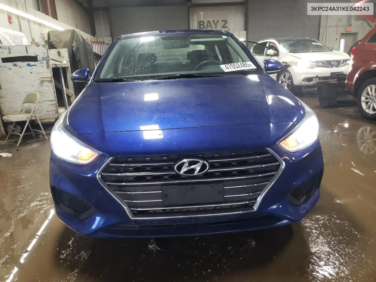 2019 Hyundai Accent Se VIN: 3KPC24A31KE042243 Lot: 47052485