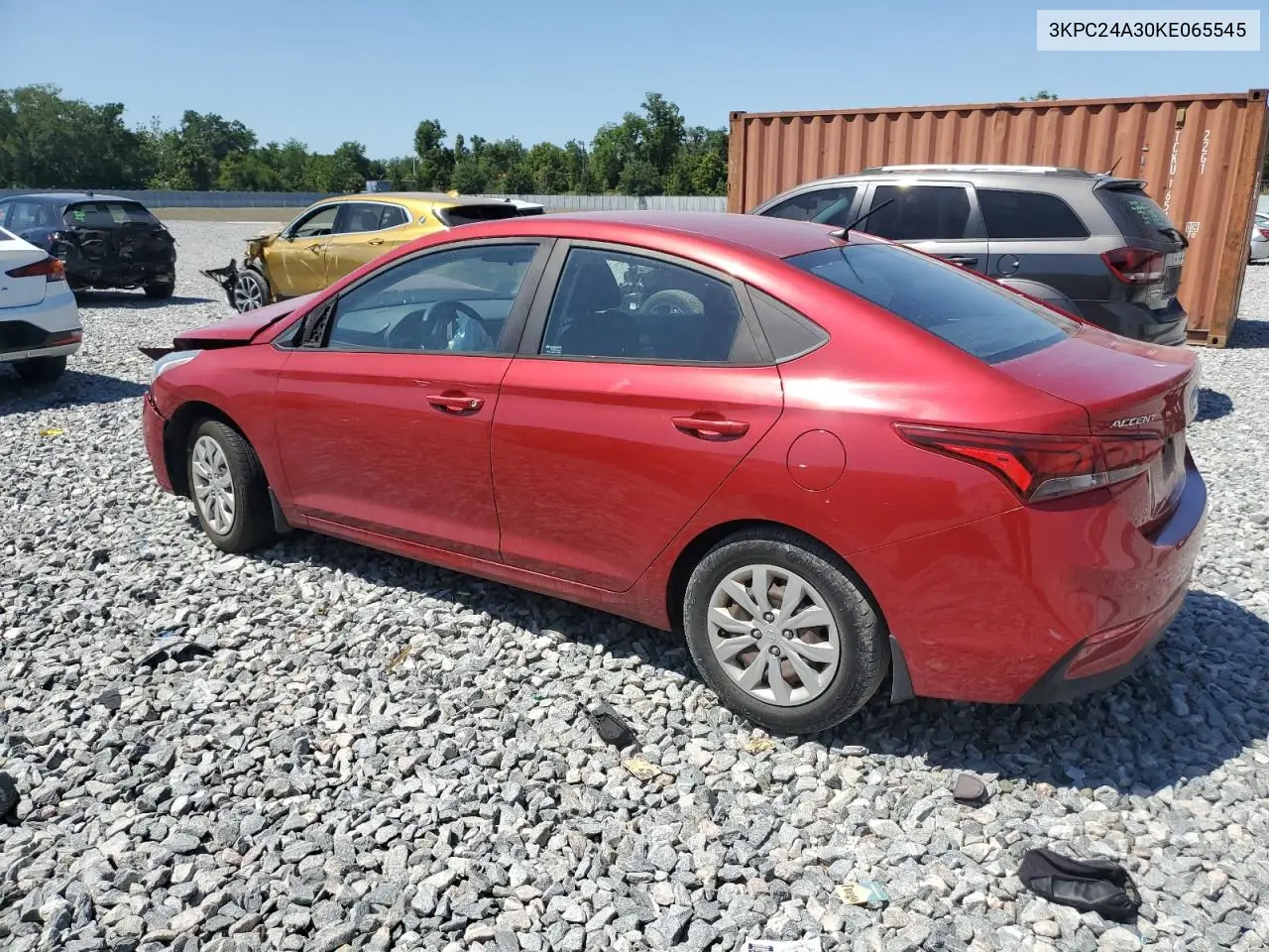 2019 Hyundai Accent Se VIN: 3KPC24A30KE065545 Lot: 52525935