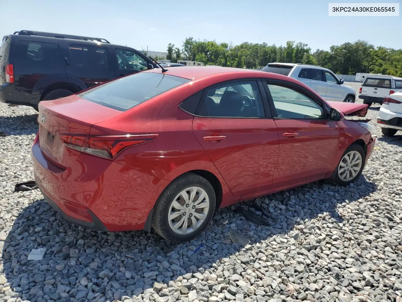 2019 Hyundai Accent Se VIN: 3KPC24A30KE065545 Lot: 52525935